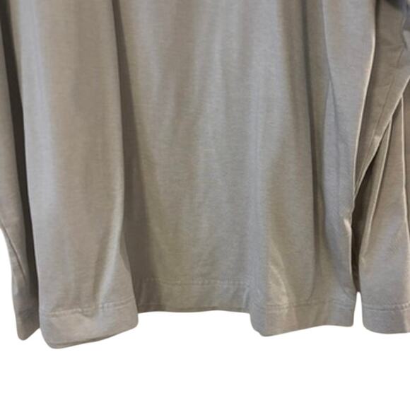 Greg Norman XL Long Sleeve Golf Shirt Gray Quarter Zip Performance Pullover - Picture 3 of 7